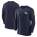 Кофта с длинным рукавом Denver Broncos Nike 2023 Sideline Performance - Navy