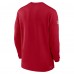 Кофта на короткой молнии Tampa Bay Buccaneers Nike 2023 Sideline Performance Long Sleeve Tri-Blend - Red