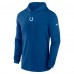 Indianapolis Colts Nike Royal Sideline Performance Long Sleeve Hoodie T-Shirt