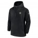 Кофта на короткой молнии New Orleans Saints Nike Sideline - Black