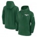 New York Jets Nike Green Sideline Half-Zip Hoodie New York Jets Nike Green Sideline Half-Zip Hoodie