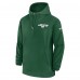 New York Jets Nike Green Sideline Half-Zip Hoodie