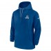Indianapolis Colts Nike Royal Sideline Half-Zip Hoodie