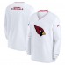 Arizona Cardinals Nike White 2023/24 Sideline Repel V-Neck Long Sleeve Pullover Windshirt