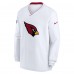Arizona Cardinals Nike White 2023/24 Sideline Repel V-Neck Long Sleeve Pullover Windshirt