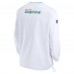 Miami Dolphins Nike Sideline V-Neck Pullover Windbreaker - White