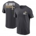 Футболка New Orleans Saints Nike Anthracite Blitz Essential