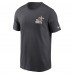 Футболка New Orleans Saints Nike Anthracite Blitz Essential