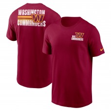 Футболка Washington Commanders Nike Blitz Essential - Burgundy