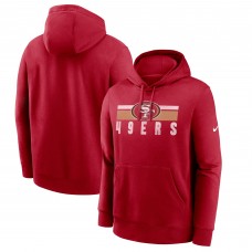 Толстовка San Francisco 49ers Nike Club Fleece - Scarlet