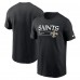 Футболка New Orleans Saints Nike Black Division Essential