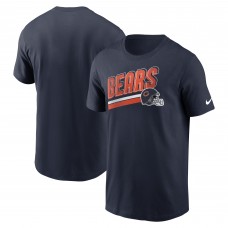 Футболка Chicago Bears Nike Essential Blitz Lockup - Navy