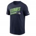 Футболка Seattle Seahawks Nike Essential Blitz Lockup - College Navy