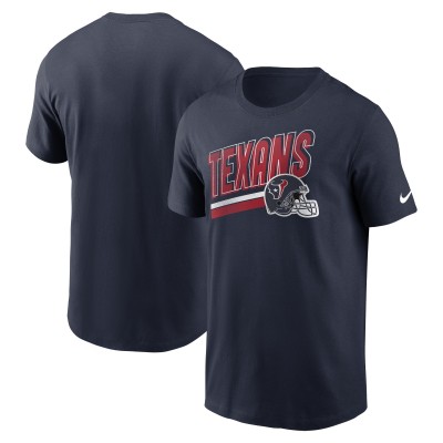 Футболка Houston Texans Nike Essential Blitz Lockup - Navy