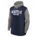 Толстовка Seattle Seahawks Nike Fashion Color Block - College Navy