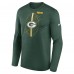 Футболка с длинным рукавом Green Bay Packers Nike Legend Icon - Green