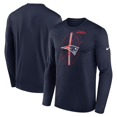 Футболка с длинным рукавом New England Patriots Nike Legend Icon - Navy