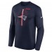 Футболка с длинным рукавом New England Patriots Nike Legend Icon - Navy
