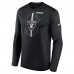 Футболка с длинным рукавом Las Vegas Raiders Nike Legend Icon - Black