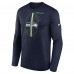 Футболка с длинным рукавом Seattle Seahawks Nike Legend Icon - College Navy
