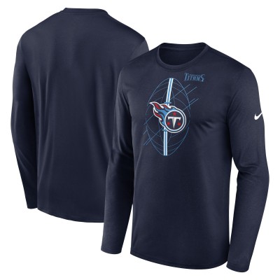 Футболка с длинным рукавом Tennessee Titans Nike Legend Icon - Navy