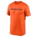 Футболка Denver Broncos Nike Legend Wordmark Performance - Orange