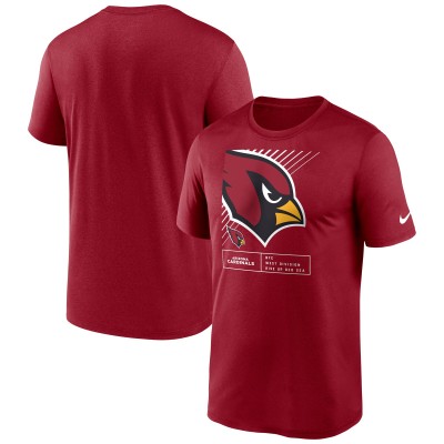 Arizona Cardinals Nike Cardinal Legend Yard Lines Performance T-Shirt