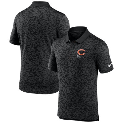Chicago Bears Nike Black Pique Fashion Performance Polo