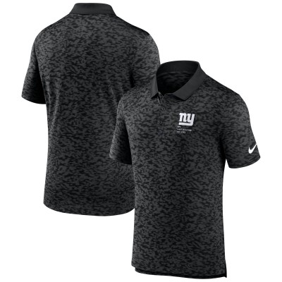 New York Giants Nike Black Pique Fashion Performance Polo