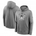 Толстовка Las Vegas Raiders Nike Rewind Club - Heather Charcoal