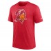 Футболка Tampa Bay Buccaneers Nike Rewind Logo Tri-Blend - Heather Maroon