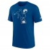 Indianapolis Colts Nike Blue Rewind Logo Tri-Blend T-Shirt