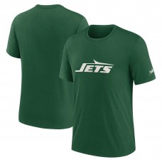 Футболка New York Jets Nike Rewind Logo Tri-Blend - Green