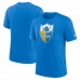 Футболка Los Angeles Chargers Nike Rewind Logo Tri-Blend - Powder Blue