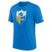 Футболка Los Angeles Chargers Nike Rewind Logo Tri-Blend - Powder Blue