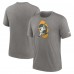 Футболка Green Bay Packers Nike Rewind Logo Tri-Blend - Heather Charcoal