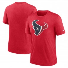 Футболка Houston Texans Nike Heather Maroon Rewind Logo Tri-Blend