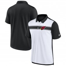 Arizona Cardinals Nike White/Black Rewind Pique Polo