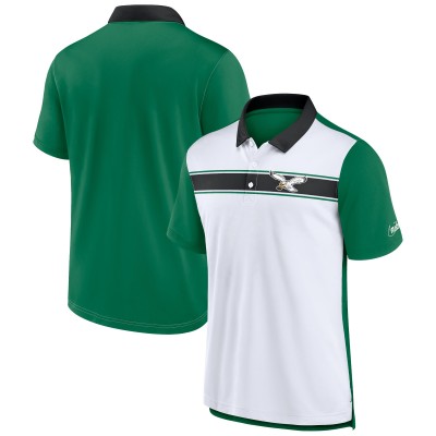 Поло Philadelphia Eagles Nike Rewind Pique - White/Kelly Green