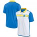 Los Angeles Chargers Nike White/Powder Blue Rewind Pique Polo
