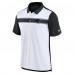 Carolina Panthers Nike White/Black Rewind Pique Polo