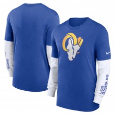Футболка с длинным рукавом Los Angeles Rams Nike Slub Fashion - Heather Royal