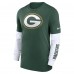 Футболка с длинным рукавом Green Bay Packers Nike Slub Fashion - Heather Green