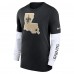 Футболка с длинным рукавом New Orleans Saints Nike Slub Fashion - Heather Black