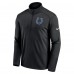 Indianapolis Colts Nike Black Agility Pacer Performance Half-Zip Top