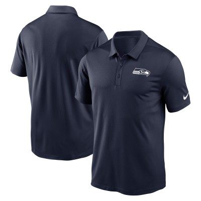 Seattle Seahawks Nike Navy Franchise Logo Performance Polo
