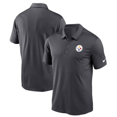 Pittsburgh Steelers Nike Anthracite Franchise Logo Performance Polo