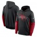 Толстовка Arizona Cardinals Nike Color Block Fleece Performance - Black