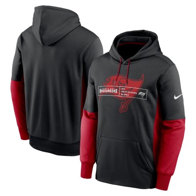 Толстовка Tampa Bay Buccaneers Nike Color Block Fleece Performance - Black