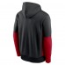 Толстовка Tampa Bay Buccaneers Nike Color Block Fleece Performance - Black
